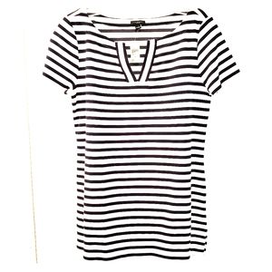 Ann Taylor Striped Tunic Top